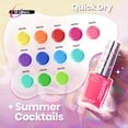 thumbnail image 2 of Set de esmaltes de uñas Beetles Neon Quick Dry 12 colores para mujer, 2 of 8