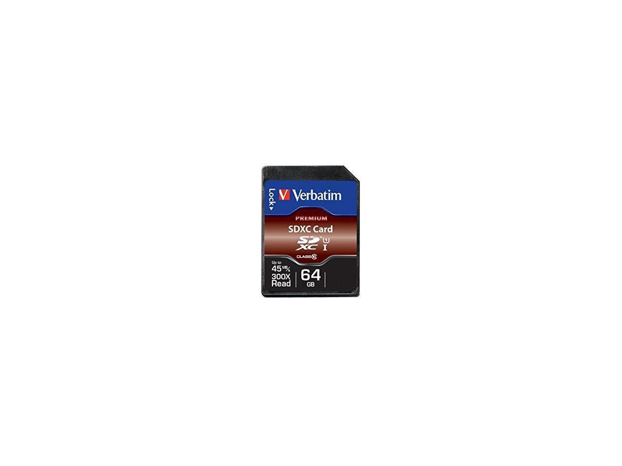 Verbatim Premium - Flash Memory Card - 64 Gb - Class 10 - Sdxc