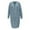 Light Blue, variant on Women's Cardigan, New Long Lazy Style Solid Color Sweater for Women In Autumn and Winter Loose Versatile Long Sleeved Knitted Winter Coat for Women