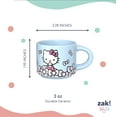 thumbnail image 5 of Zak Designs 3oz Hello Kitty Ceramic Haven Mug, Light Blue, 5 of 7