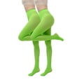 thumbnail image 1 of Medias de seda para mujer, 2 piezas, talla grande, para Halloween y Navidad, color caramelo, accesorios de fiesta, color liso, 1 of 1