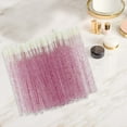 thumbnail image 5 of Unique Bargains 100 Pcs Brosse à Lèvres Jetable pour Vacances Rose Rouge Flocage Plastique, 5 of 5