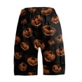 thumbnail image 5 of GrmtClth Mens Halloween print shorts 2026 Fun Cartoon Pumpkin Outdoor Summer Short Trousers Relaxed Multi Storage Pocket Cargo Shorts Street Fun Beach Clothes Black XL, 5 of 5