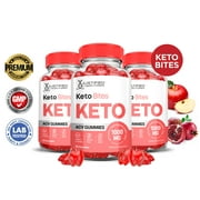 (3 Pack) Keto Bites ACV Gummies 1000MG Dietary Supplement 180 Gummys