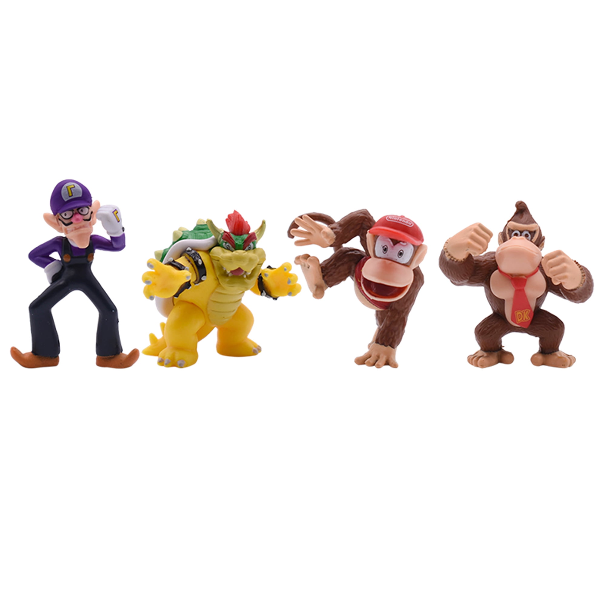 Hionwudo Mario Bros Action Figures 5 inch Yoshi Mario Luigi Cake Toppers  Cartoon Theme Collection Playset Toys Birthday Gifts for Boys Kids 3pcs,  Head