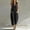 Black, variant on Capris Bodysuit for Women, Summer Loose Casual Solid Color Sleeveless Jumpsuit with Pockets Casual Cropped Pants