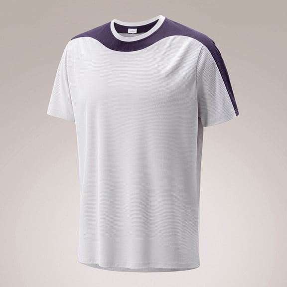 M-4X Plus Size Mens Big & Tall Athletic T-Shirts Quick-Drying Short Sleeve Shirts for Men Summer Casual Crewneck Workout Tees Tops