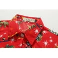 thumbnail image 4 of SSLR Women Santa Claus Ugly Hawaiian Christmas Shirts Tropical Aloha Beach Shirt Button Down Shirts, 4 of 8