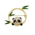 thumbnail image 1 of Lindo lindo bambú Panda Animal broche mujer joyería de moda Rhi D esmalte caliente, 1 of 6