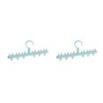 thumbnail image 4 of Matsuzay Colgador de ropa de plástico para secar ropa a prueba de viento gancho de ropa interior Clips desmontables dormitorio Hotel armario estante azul Azul blanco 2piezas Matsuzay CBP485795, 4 of 6