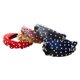 thumbnail image 3 of Banda de Terciopelo con Perlas para Mujer, Accesorio Elegante para el Cabello, Diseño Retorcido, Perlas Blancas, Ideal para Fiestas y Eventos Especiales., 3 of 6
