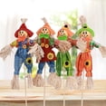 thumbnail image 1 of AKEGAMN Halloween Scarecrow Pumpkin Standing Decor For Yard 6 Pieces, 1 of 8