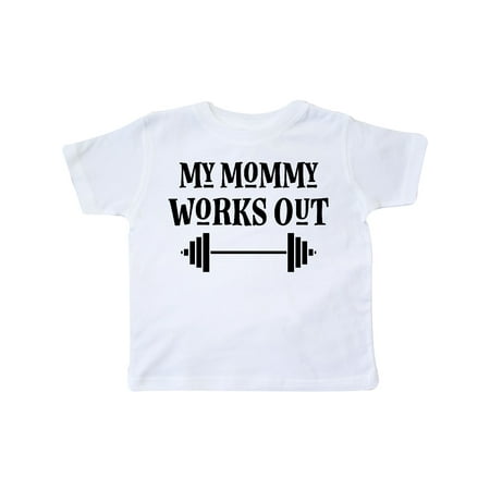 

Inktastic Exercise My Mommy Works Out Gift Toddler Boy or Toddler Girl T-Shirt