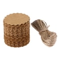 thumbnail image 1 of Miangastore 1 Set of Creative Tags Fashionable Gift Tags Price Tags with Hemp Rope, 1 of 9