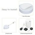 thumbnail image 5 of Uxcell Retractable Security Cable Lock,Remote Control Security Lock,for TV,DVD,Cup,Phone 2Set White 39.37", 5 of 6