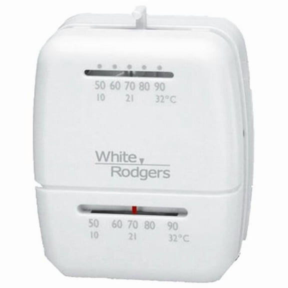 White Rodgers M100 12V Standard Mechanical Snap Action Heat & Cool Thermostat