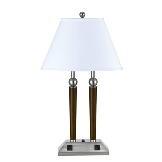 2 Metal Desk Lamp With Dual On Off, Electric Table Lamp Switches
