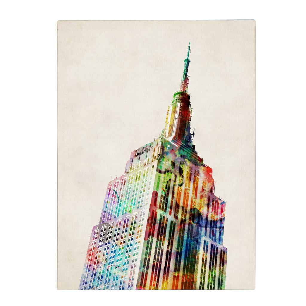 Trademark Art 'Empire State' Canvas Art by Michael Tompsett