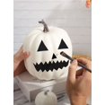 thumbnail image 4 of Thanksgiving Fall Pumpkin Decor，7 Pcs Assorted Sizes Harvest Artificial Pumpkins，for Fall Autumn Halloween Thanksgiving Decorations Outdoor Pumpkin Decorations, 4 of 5
