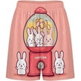 thumbnail image 3 of NICKSUN Shorts de Pyjama Amusants pour Hommes, Bas de Pyjama Courts Doux avec Poches, Jouet Lapin Machine à Vendre, 3TG, 3 of 6