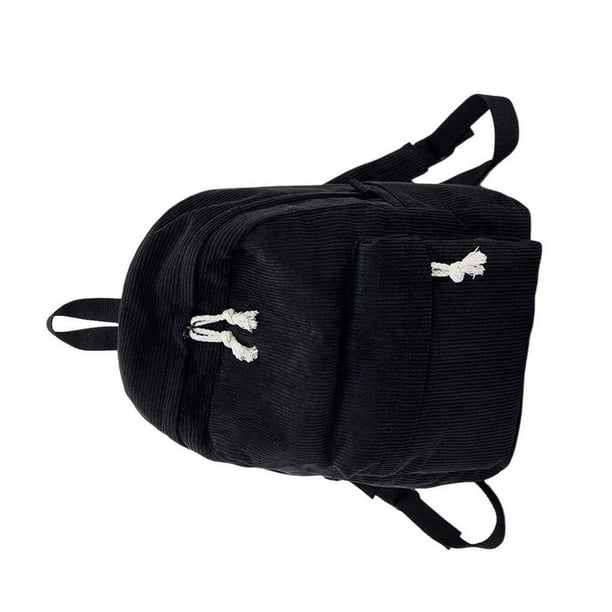 Corduroy school backpack top