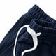 thumbnail image 4 of Pantalones largos para hombre, deportivos, informales, lisos, con cintura elástica y cordón ajustable, de pierna ancha, rectos y cilíndricos, de poliéster., 4 of 4