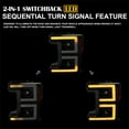 thumbnail image 6 of Spec-D Tuning Black Smoke Projector Headlights w/ LED Sequential Turn Signal Switchback Compatible with 2017-2019 Ford F-250, F-350, F-450, F-550 Super Duty, Left + Right Pair Headlamps Assembly, 6 of 6