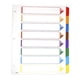 thumbnail image 1 of Separadores De Carpeta Oxford, 8 Div., Cejas Color., 1 of 3