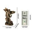 thumbnail image 3 of 7.48 Inch San Miguel Archangel Statue - St Michael The Archangel Defeating The Devil in Premium Bronze Statue, The Great Protector Statue, Suitable for Collection or Decor, 3 of 10