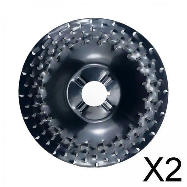 2x Disco de Tallado de Madera para Amoladora /disco Moldeador para Pulido de Madera/rueda de Corte de Madera para Amoladora para 2 piezas