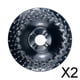 thumbnail image 1 of 2x Disco de Tallado de Madera para Amoladora /disco Moldeador para Pulido de Madera/rueda de Corte de Madera para Amoladora para 2 piezas, 1 of 8