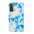 thumbnail image 4 of Allytech Wallet Case for Samsung Galaxy S21 Plus, PU Leather Folio Flip Stand Shockproof Protection TPU Inner Impact Resistant Cards Holder Case Cover for Samsung Galaxy S21 Plus,Blue Flower, 4 of 7