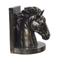 thumbnail image 1 of Estatua de cabeza de caballo europea, regalos, artesanía de resina, estatua de Animal, escultura para estantería, estanterías, decoración de mesa para coche Bronce Sunnimix Estatua de cabeza de caballo, 1 of 8