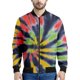 thumbnail image 4 of Chaquetas bomber coloridas con estampado de arcoíris y teñido anudado para hombre 2024, la última moda, chaqueta de vuelo para hombre y mujer, abrigo con cuello alto, tops de gran tamaño, 4 of 4