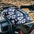 thumbnail image 2 of Uorisanigo ATV Seat Cover 4-Wheeler Seat Covers Non-Slip Blue Hibiscus Covers Protection for Polaris Sportsman 570 450 850, Polaris Scrambler 400 500 850 1000, Honda Rancher 420, 2 of 7