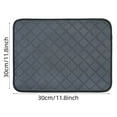 thumbnail image 3 of Washable Pee Pads for Dogs 11.8"X11.8", Absorbent Reusable Training Dog Pads Pet Puppy Pads, Non- Potty Pads for Whelping Playpen Crate Bed, Grey (1 Pack, D), 3 of 7