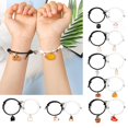 thumbnail image 2 of Pulsera hecha a mano YONGSHENG para Parejas con Imán en Forma de Corazón Halloween, 2 of 5