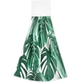 thumbnail image 2 of SKYSONIC 2 PCS 12"x17" Hand Towels for Kitchen Tropical Palm Leaves Bathroom Hand Towels Kitchen Towels with Hanging Loop, Hanging Tie Towels, 2 of 6