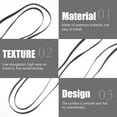 thumbnail image 3 of COSMOBETTY 4Pcs Black Rubber Turntable Belts Replacement for Phonograph Vinyl Record Player with High Wear Resistance, 3 of 6