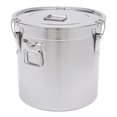 thumbnail image 1 of Contenedor hermético de acero inoxidable para almacenamiento de alimentos DYNAMI de 33 L, 1 of 9