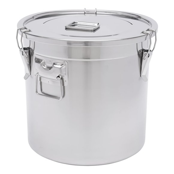 Contenedor hermético de acero inoxidable para almacenamiento de alimentos DYNAMI de 33 L