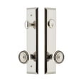 thumbnail image 3 of Grandeur Fifth Avenue Tall Plate Single Cylinder One Piece Knobset with Soleil Knob, 3 of 6