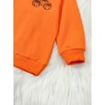 thumbnail image 5 of Toddler Baby Boys Girls Sweatshirt Casual Halloween Pumpkin Print Long Sleeve Pullovers Tops, 5 of 9