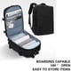 thumbnail image 5 of Xihbxyly Mochila de Viaje de Gran Capacidad, Impermeable, para Senderismo, con Puerto de Carga Usb y Compartimento Separado para Zapatos, Ideal para Uso Diario y Aventuras Al Aire Libre., 5 of 5