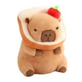 thumbnail image 3 of Kokiya Capybara Plush Toy Cute Capybara Stuffed Animal 30cm Comfortable Kids Room Decor bread light brown, 3 of 9