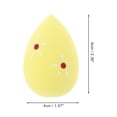 thumbnail image 2 of Unique Bargains 1 Pc Floral Face Makeup Sponge for Bedrooms Yellow Hydrophilic Polyurethane, 2 of 5