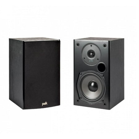 Polk Audio T15 Home Theater and Music Bookshelf Audio Stereo Speakers, Pair