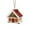 .Multicolor-6B-home supplies, variant on ABPWLY Home Christmas Hut Ornament Christmas Decoration Glowing Cabin LED Wooden Christmas House Desktop 4x3.5x2.2 inch Multicolor Wood LED Light Up House Bedroom Decor