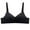Black, variant on Bigersell Push up Bras Women V-Neck Wire-Free Bras Ladies Bras No Underwire Breathable Comfort Soft Wireless Bra Padded Bralette Underwear Everyday Bras Black XXL