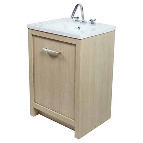 Bellaterra-Home 38.5 in. Single Sink Vanity in Walnut - Cabinet Only